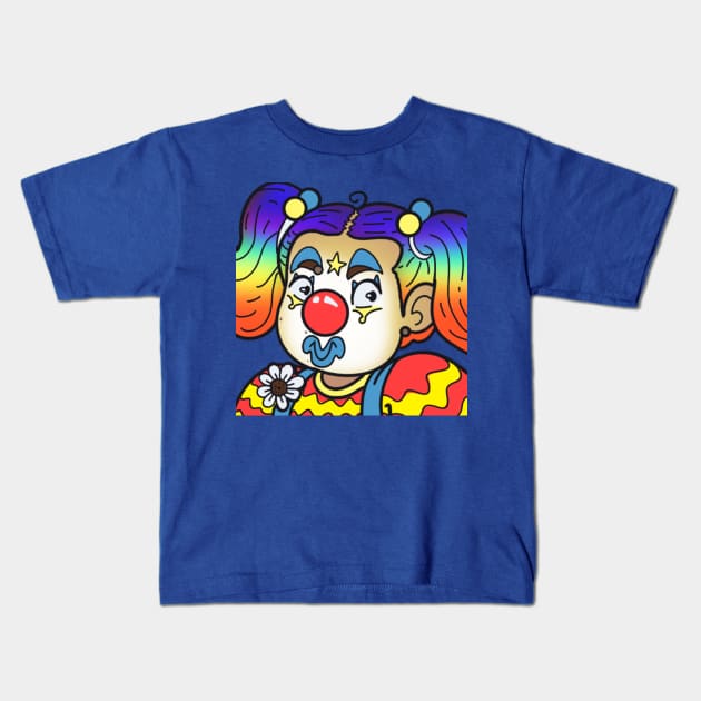 Clown emote Kids T-Shirt by nataliamcaban